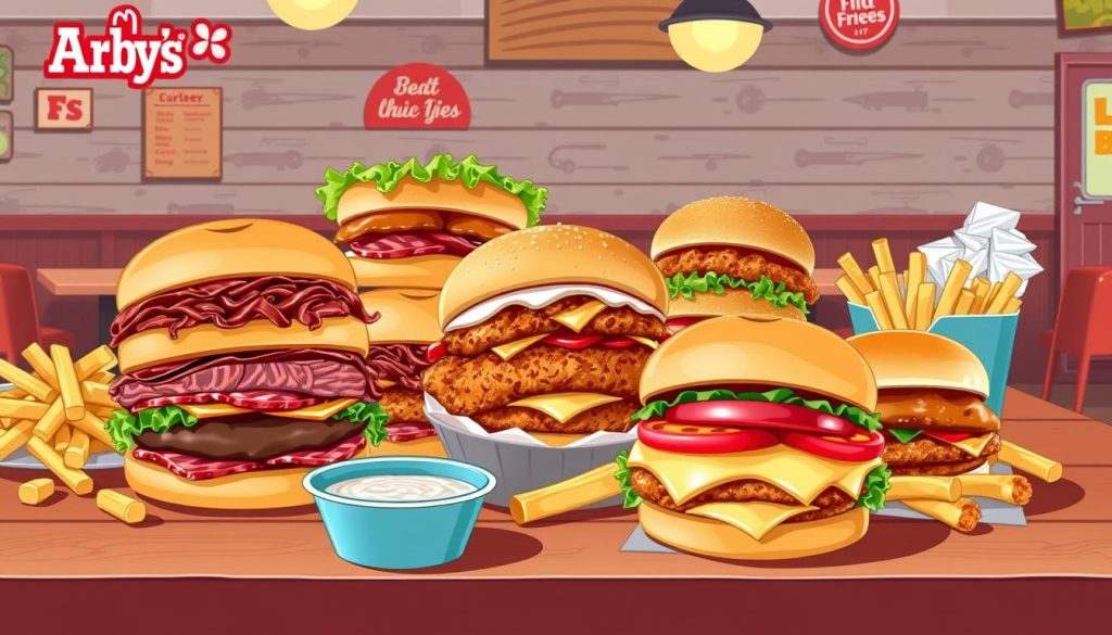 arby's sandwich menu