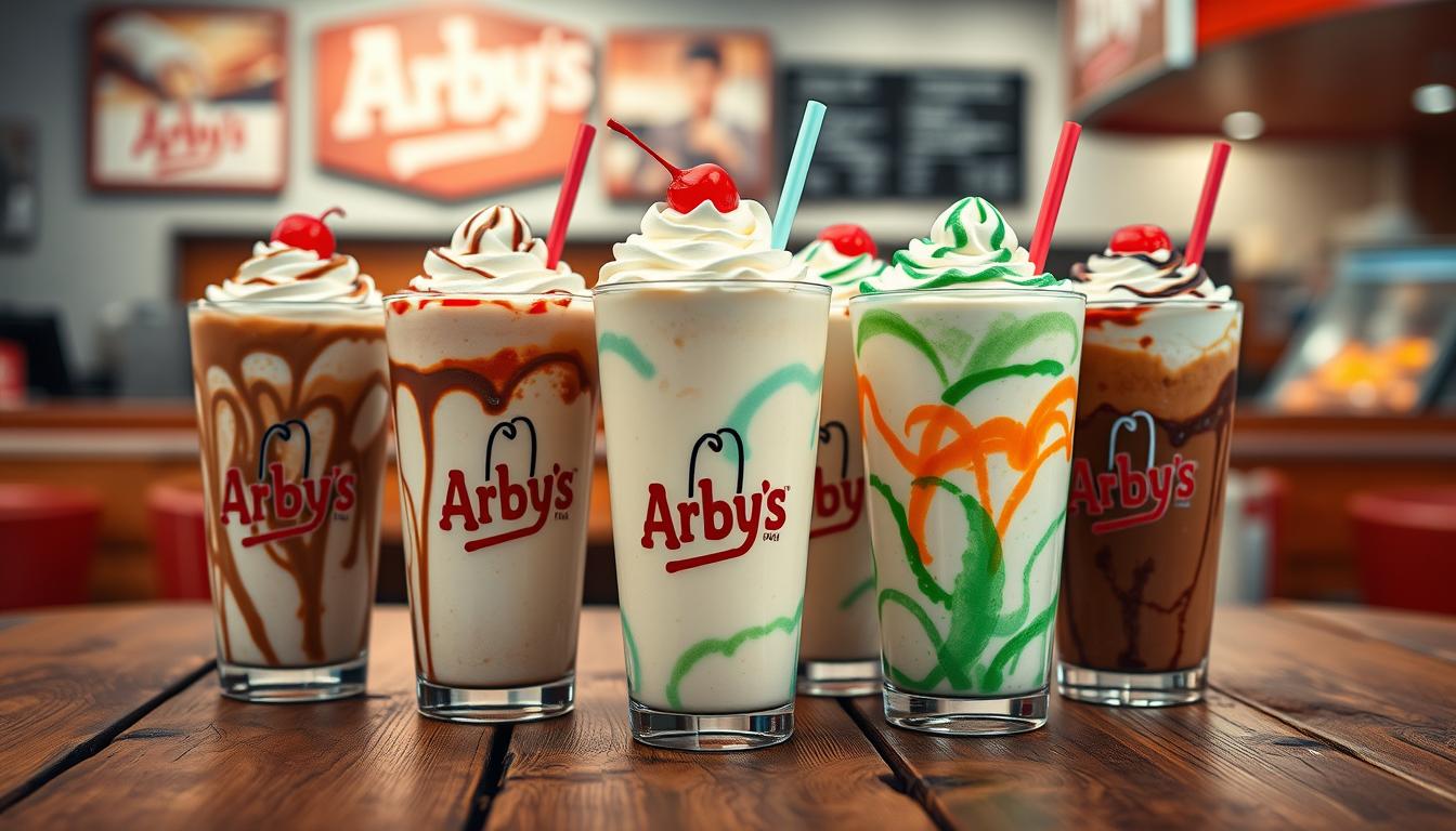 arby's shakes menu