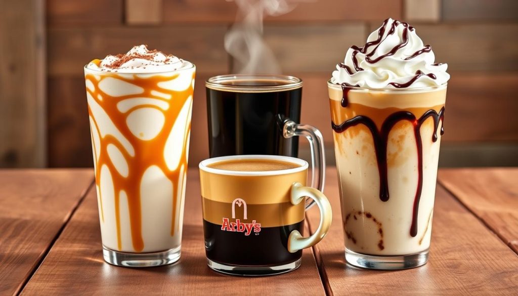 customer favorites in Arby's coffee menu