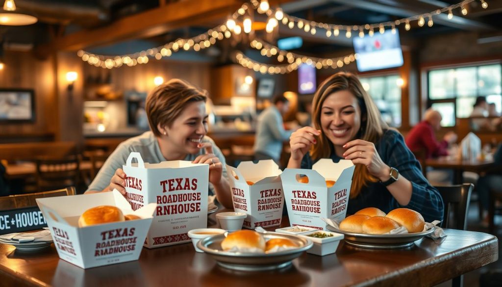 customer reviews of Texas Roadhouse takeout experience