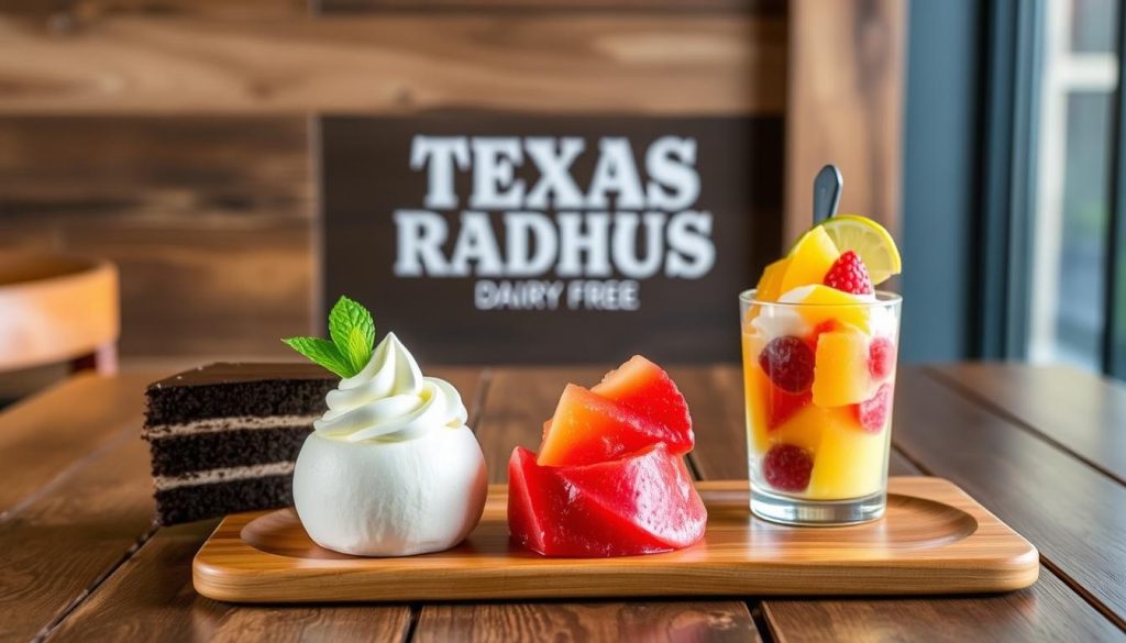 dairy free desserts at Texas Roadhouse