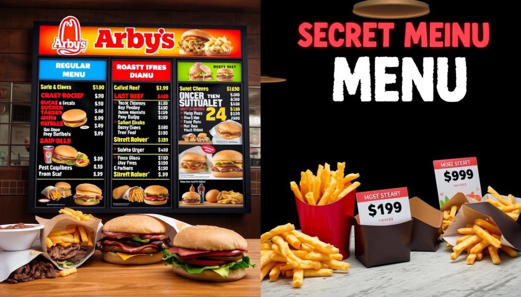 differences between regular and secret menu prices