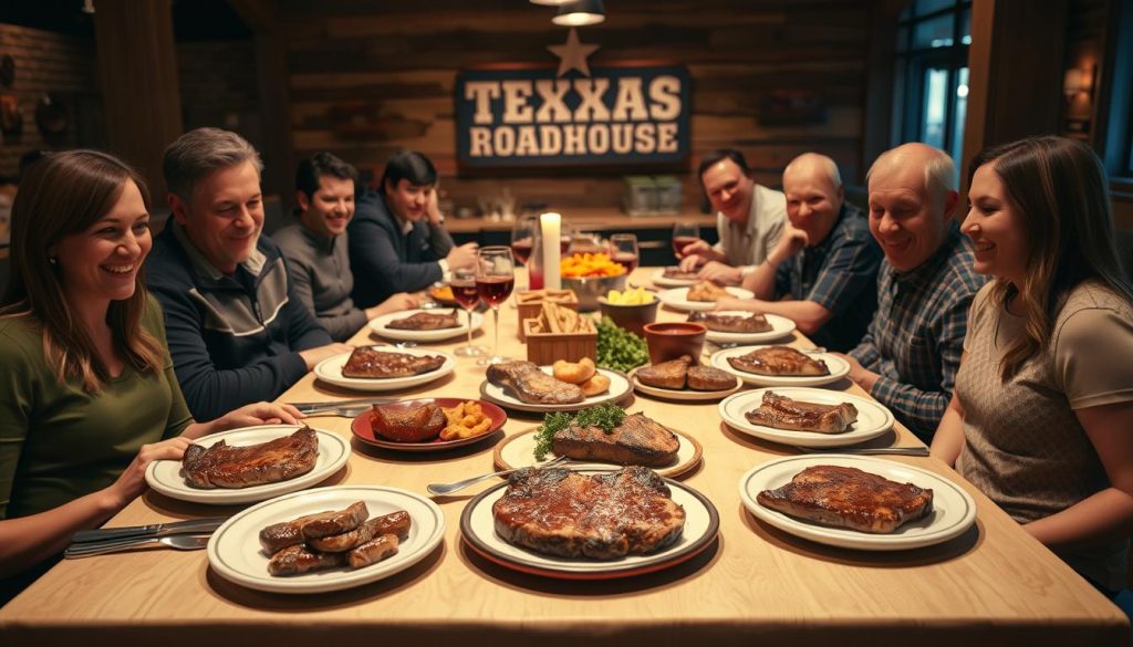 family-friendly steak sizes at Texas Roadhouse