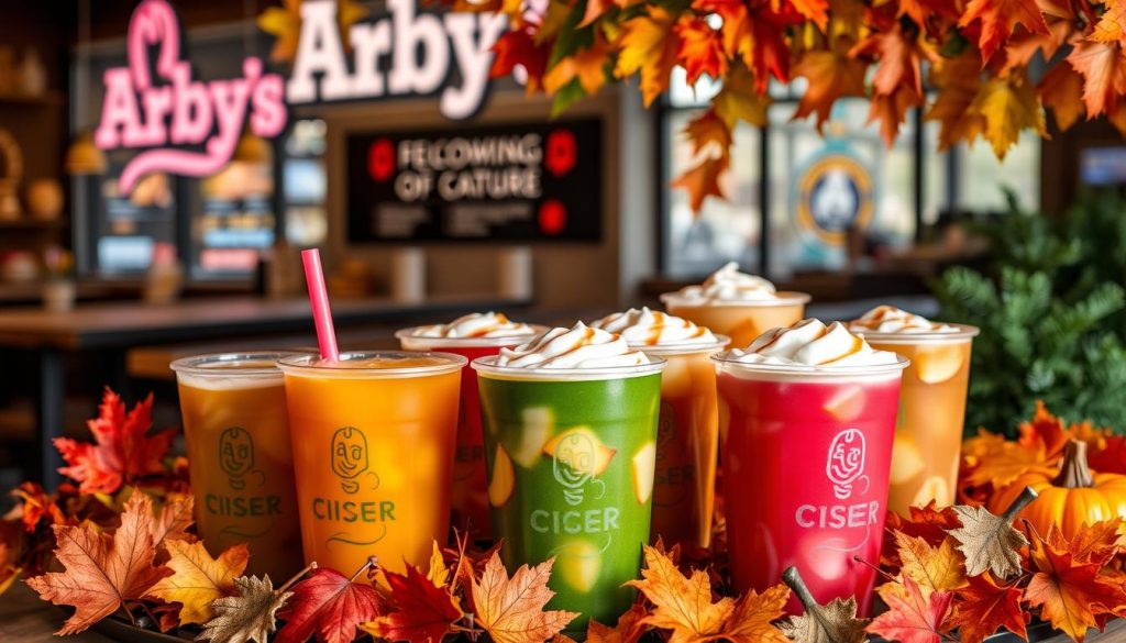 seasonal beverages at Arby's