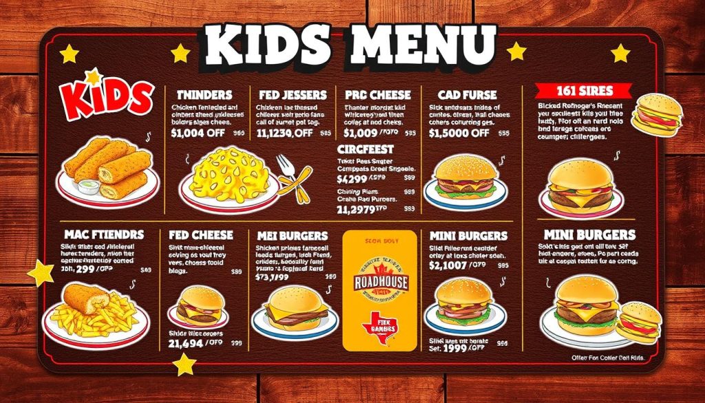 texas roadhouse kids menu calories