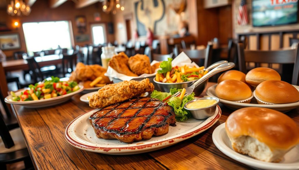 texas roadhouse lunch options