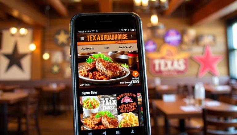 texas roadhouse mobile menu