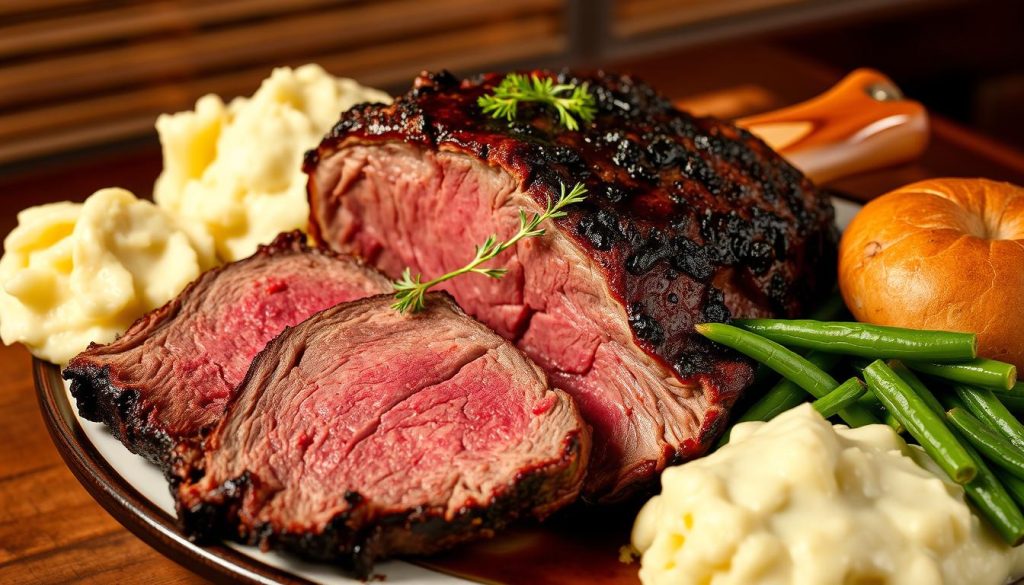 texas roadhouse prime rib menu visual presentation