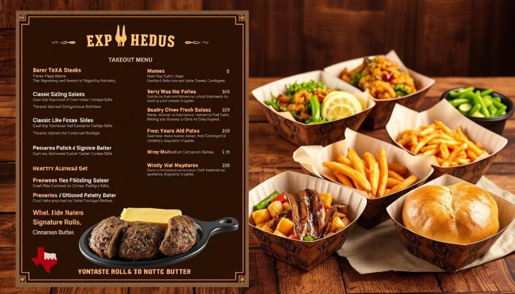 texas roadhouse takeout menu