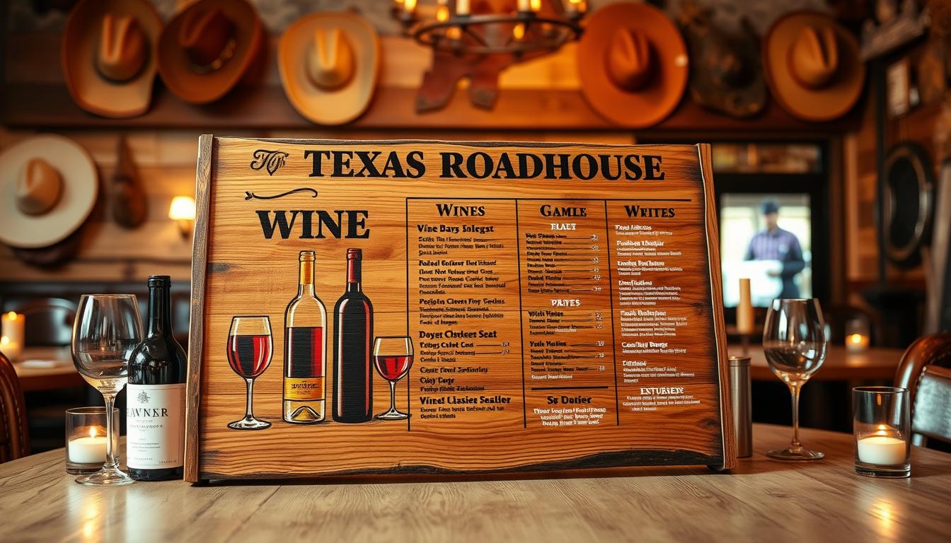 texas roadhouse wine menu